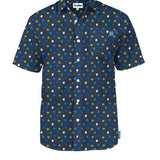 Men's Dreidel Decor Button Down Shirt