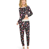 Women's Black Magic Halloween Pajama Set