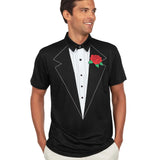 Men's Tuxedo Polo Shirt