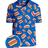 Men's Hot Dog Polo Shirt