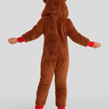 Girl's Rudolph Sherpa Jumpsuit