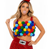 Women's Bubblegum Machine Costume