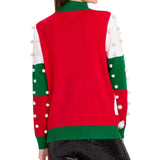 Women's Merry and Bright Turtleneck Christmas Sweater