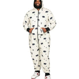 Men's Beary Christmas Big and Tall Jumpsuit