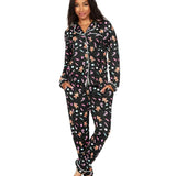 Women's Seasonal Sweets Lapel Pajama Set