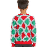 Boy's Tacky Tinsel Ugly Christmas Sweater