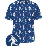 Men's Yuletide Yeti Button Down Shirt