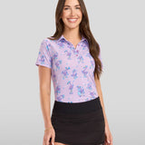 Women's Flamingo Fiasco Short-Sleeve Golf Polo