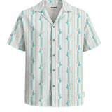 Men's Shark Snack Linen Cabana Shirt