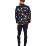 Men's Sequin Tangle Wrangler Blazer with Tie