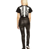 Women's Skeleton Crop Top