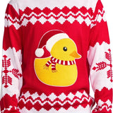 Men's Rubber Ducky Ugly Christmas Sweater