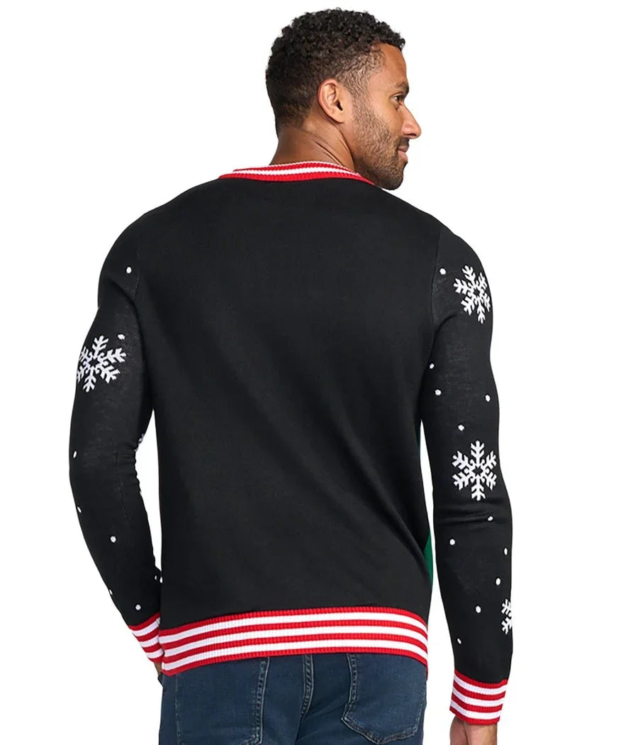 Men's Golfing Santa Ugly Christmas Sweater
