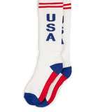 Women's Retro USA Performance Ski Socks (Fits Sizes 6-11W)