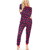 Women's Hearts on Fire Pajama Set