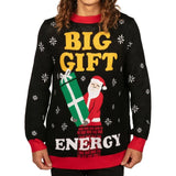Men's Big Gift Energy Ugly Christmas Sweater