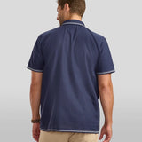 Men's Festive Flamingo Linen Cabana Shirt