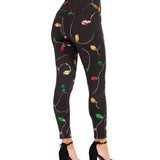 Christmas Lights High Waisted Leggings