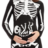 Pregnant Skeleton Maternity Costume Dress