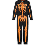 Men's Pumpkin Head Skeleton Costume