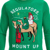 Men's Regulators Mount Up Ugly Christmas Sweater