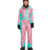 Women's Electric Zebra Snow Suit