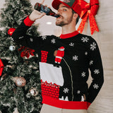 Men's Leaky Roof Light Up Ugly Christmas Sweater
