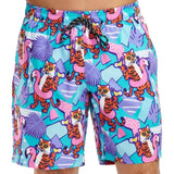 Cool Cats Stretch Swim Trunks - 7.5" Inseam