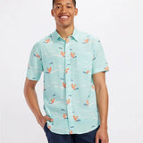 Men's Squirrel On Water Skis Hawaiian Shirt