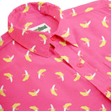 Men's Pink Banana Hawaiian Shirt