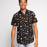 Men's Halloween Night Button Down Shirt