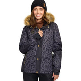 Women's Midnight Leopard Snow Jacket