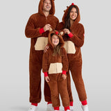 Toddler Boy's Rudolph Sherpa Jumpsuit