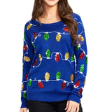 Women's Christmas Lights Ugly Christmas Sweater