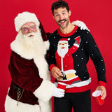 Men's Jolly Juice Dispenser Ugly Christmas Sweater