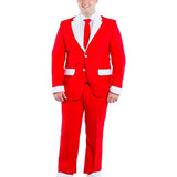 Men's Furry Santa Blazer with Tie