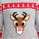 Men's Rudolph Light Up Ugly Christmas Sweater