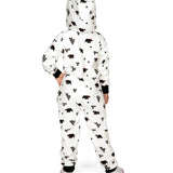 Girl's Beary Christmas Jumpsuit