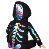 Baby Boy's Iridescent Skeleton Costume