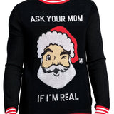 Men's Ask Your Mom Ugly Christmas Sweater
