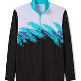 Men's Midnight Rip 'N Spray Golf Quarter Zip Pullover