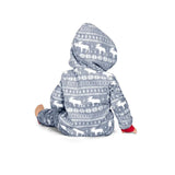 Baby Girl's Grey Moose Jumpsuit