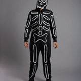 Matching Neon LED Skeleton Couples Costumes