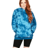 Women's Deep Blue Fleece Hoodie