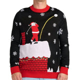 Men's Santa Slice Light Up Ugly Christmas Sweater
