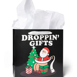 Naughty Santa Gift Bags - Set of 6