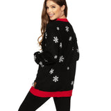 Women's Leaky Roof Light Up Oversized Christmas Sweater