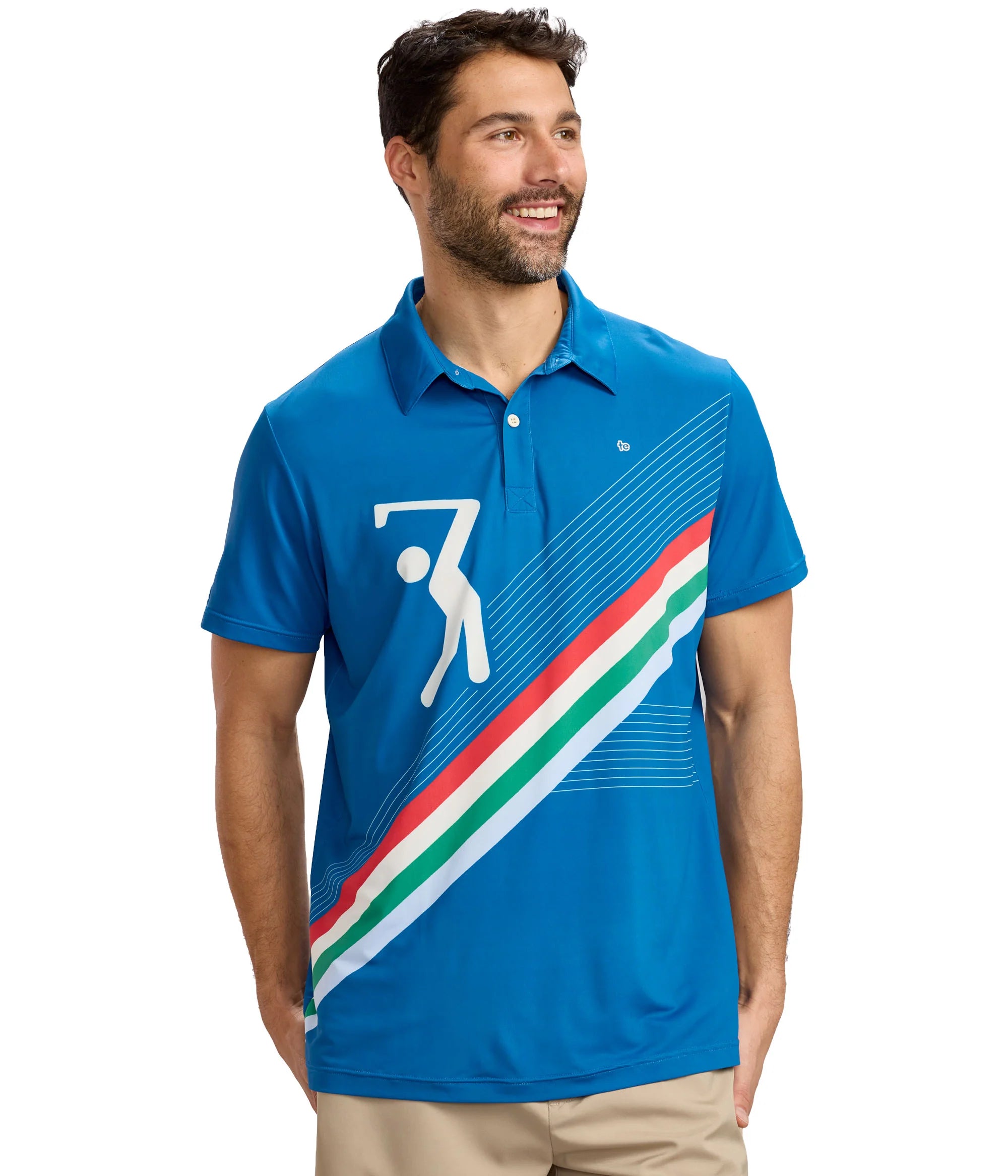 Men's Retro Swing Golf Polo
