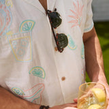 Men's Tequilin' Time Linen Cabana Shirt