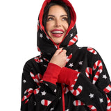 Women's Candy Cane Lane Jumpsuit